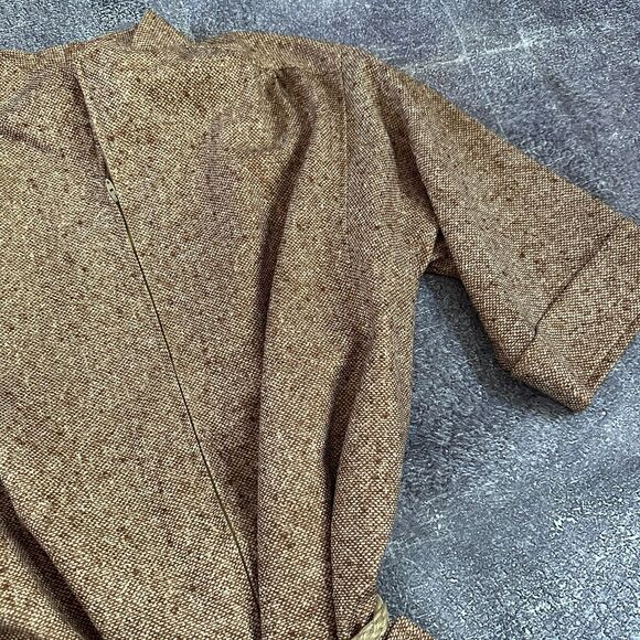 Women's Vintage 60's R&K Knits Belted Knit Knee Length Cottagecore Dress Sz M - Picture 3 of 6